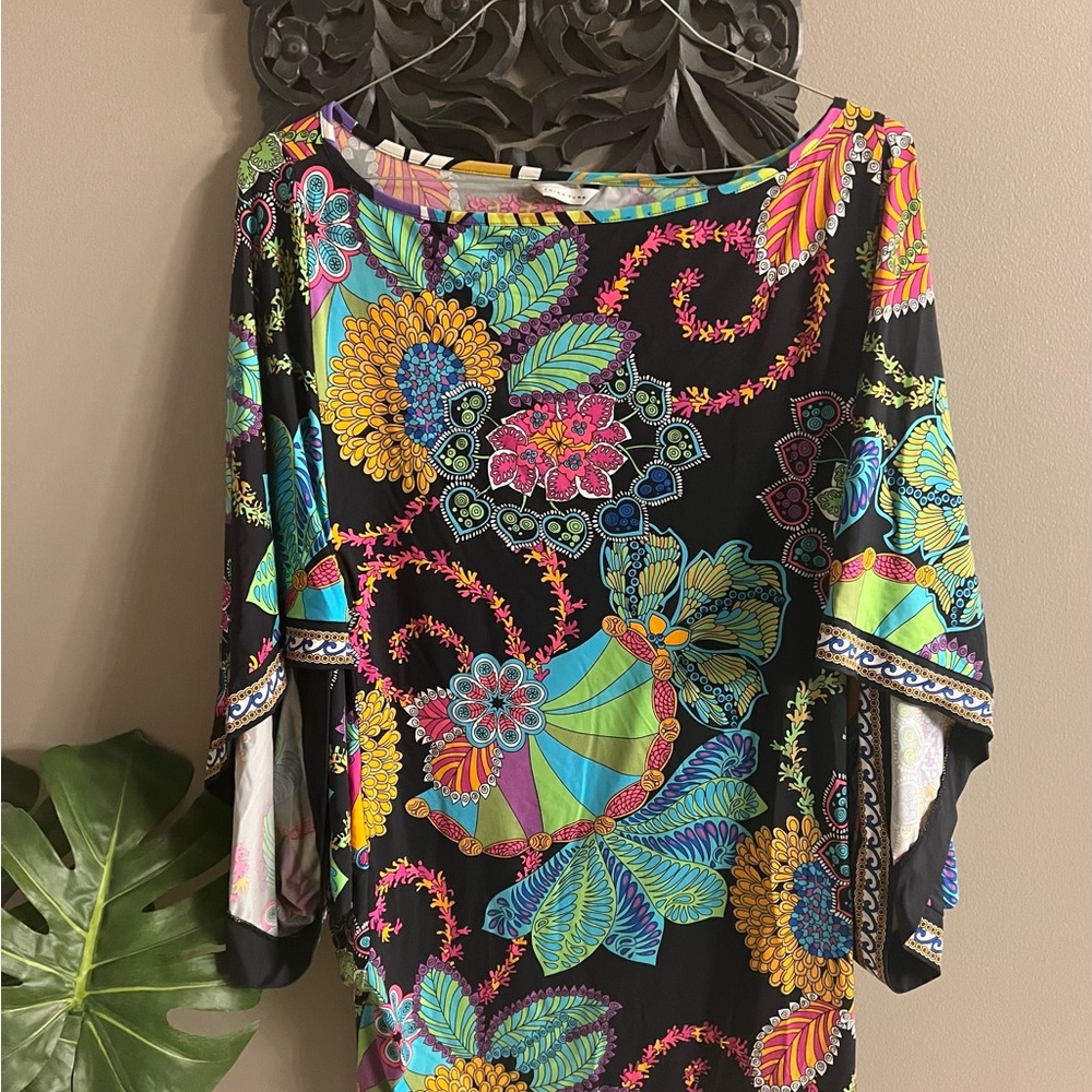 Trina Turk swimsuit/cover up combo